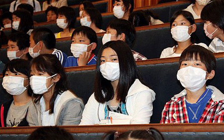 masque anti pollution noir japonais