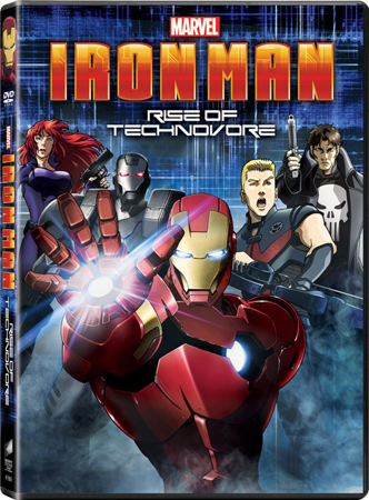Iron Man Rise of Technovore Bluray DVD
