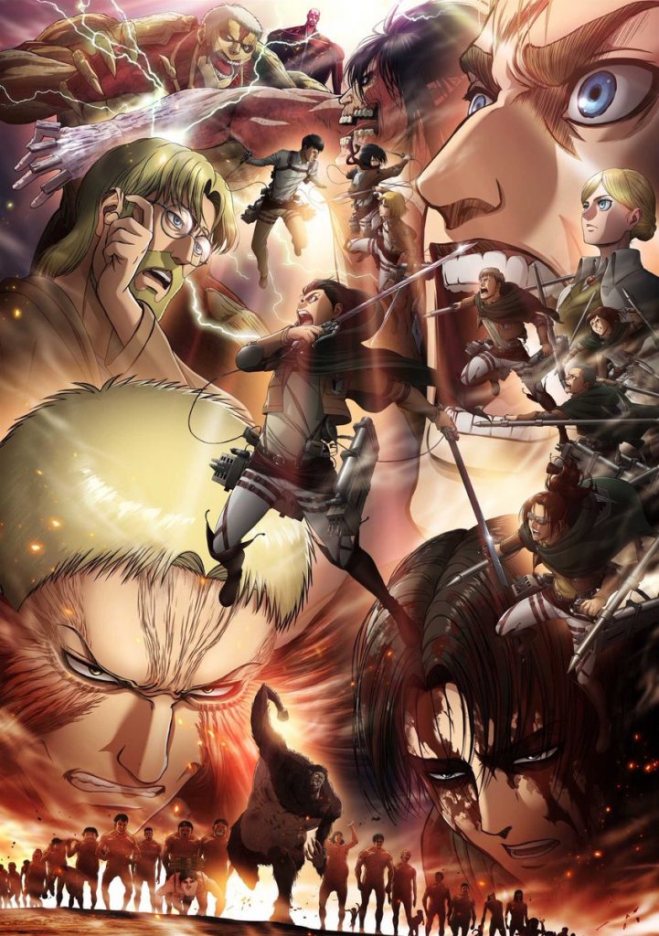Snk Saison 3 Partie 2 Netflix L'anime Shingeki no Kyojin Saison 3 Part.2, en Visual Art - Adala News
