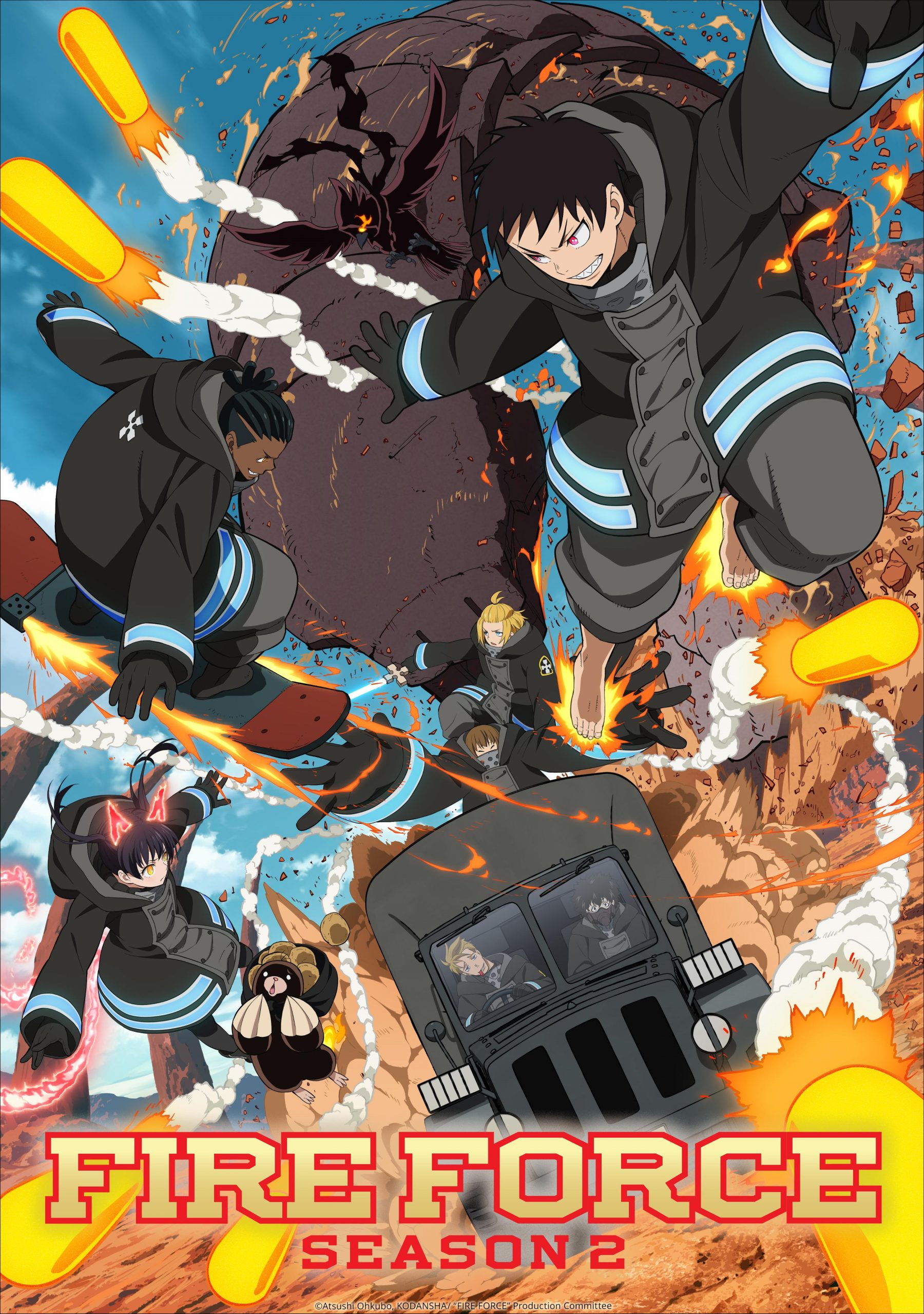 L'anime Fire Force Saison 2, en Visual Art 2 - Adala News